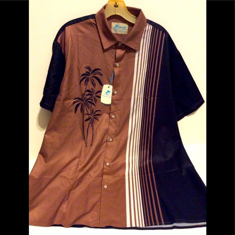 Men’s Casual Shirt by Hawaiian Shirts Sz XL